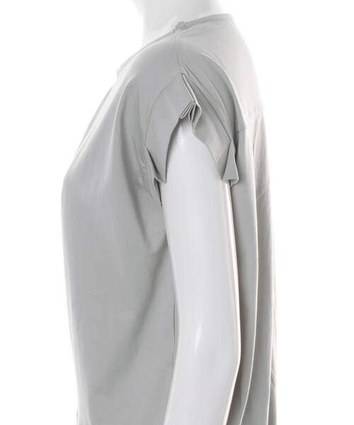 31 Sons de mode（トランテアン　ソン　ドゥ　モード）の「★新作★シルケット天竺袖タックＦＳＰ（トップス・レディース・オフホワイト/ライトグリーン/ネイビー・36）」の9枚目の写真