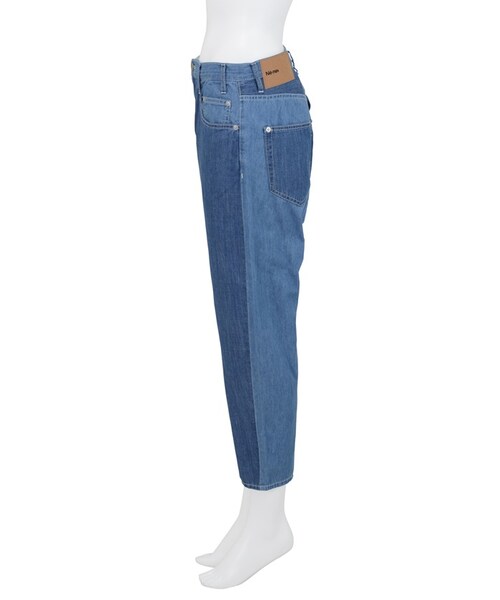 Ne-net（ネネット）の「チノデニムコンビ / パンツ（パンツ・レディース・light blue/navy・01/02）」の9枚目の写真
