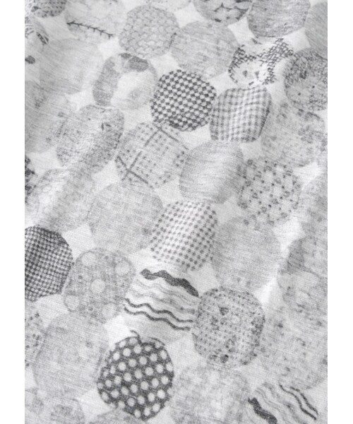 Ne-net（ネネット）の「ヨーヨープリント / Tシャツ（トップス・レディース・black・02）」の2枚目の写真