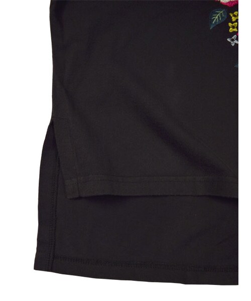 w closet（ダブルクローゼット）の「刺繍入りフレア袖プルオーバー（トップス・レディース・Sグレー/パープル/スミクロ・FREE）」の9枚目の写真