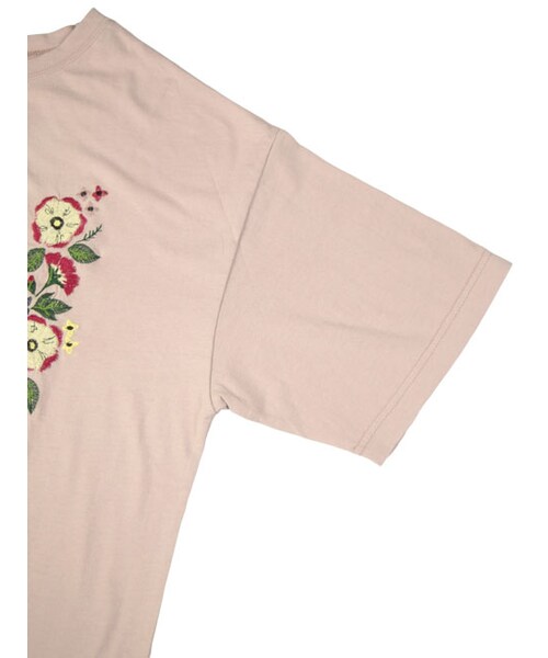 w closet（ダブルクローゼット）の「刺繍入りロングプルオーバー（トップス・レディース・Sグレー/ラベンダー/スミクロ・FREE）」の8枚目の写真