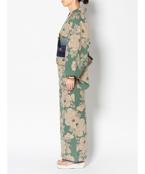 竺仙謹製 松煙染め夏着物 楽天市場】【LINE友達登録300円クーポン】竺仙