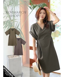 KORMARCH | ウエストストラップフワンピース(ワンピース)