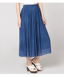 PAGEBOY | デニム風チュールスカーチョ(パンツ)