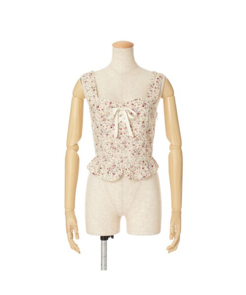 F i.n.t(フィント)の「はしごレース使いビスチェ/F i.n.t(シャツ/ブラウス・レディース・その他)」の3枚目の写真