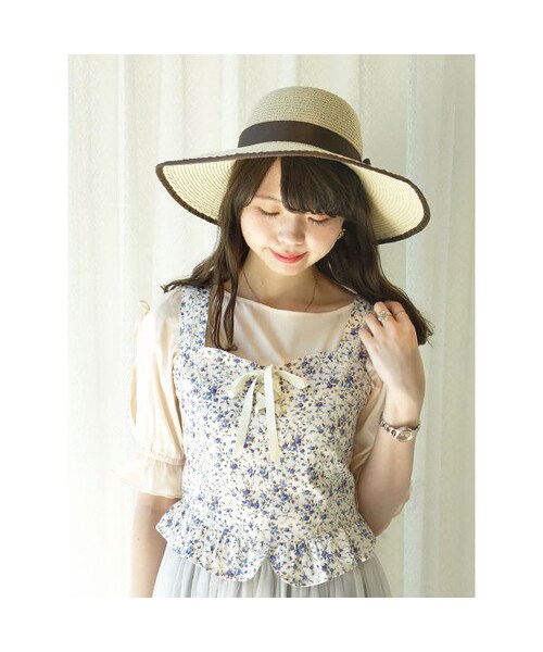 F i.n.t(フィント)の「はしごレース使いビスチェ/F i.n.t(シャツ/ブラウス・レディース・その他)」の4枚目の写真