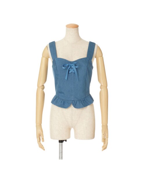 F i.n.t(フィント)の「はしごレース使いビスチェ/F i.n.t(シャツ/ブラウス・レディース・その他)」の1枚目の写真