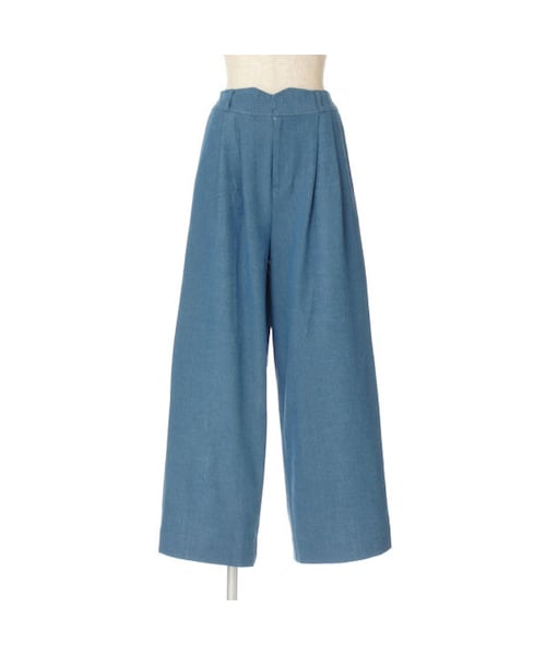 an another angelus(アンアナザーアンジェラス)の「デニムワイドパンツ/an another angelus(デニムパンツ・レディース・その他)」の1枚目の写真