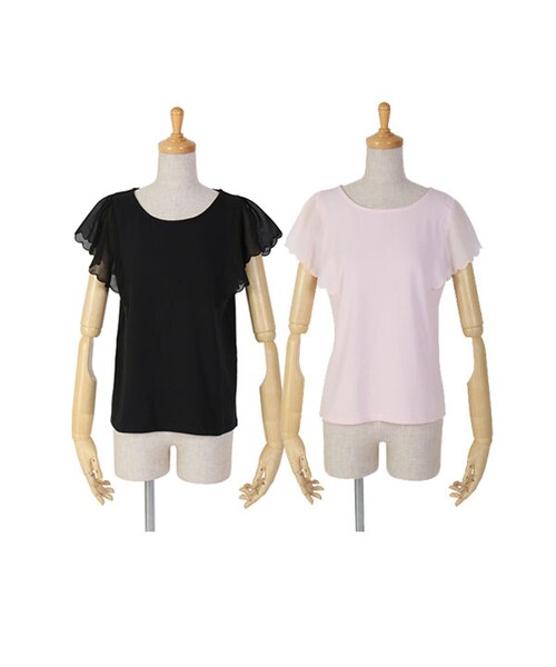 F i.n.t(フィント)の「スカラップフリル袖T/F i.n.t(Tシャツ/カットソー・レディース・その他)」の3枚目の写真