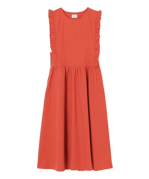 merry jenny（メリージェニー）の「エプロンロングワンピース（ワンピース/ドレス・レディース・ブラック/レッド）」の11枚目の写真