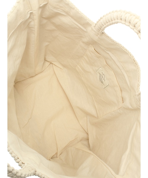 Ungrid（アングリッド）の「マクラメトートBAG（バッグ・レディース・オフホワイト・F）」の5枚目の写真