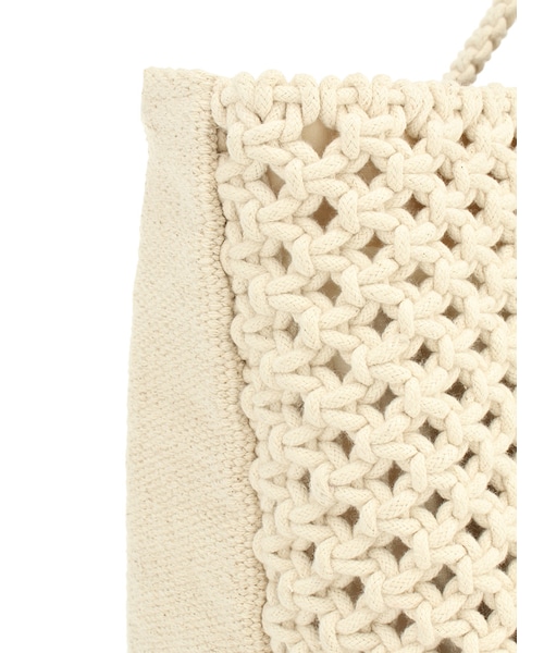 Ungrid（アングリッド）の「マクラメトートBAG（バッグ・レディース・オフホワイト・F）」の8枚目の写真