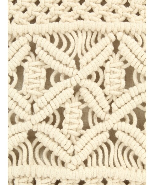 Ungrid（アングリッド）の「マクラメトートBAG（バッグ・レディース・オフホワイト・F）」の10枚目の写真