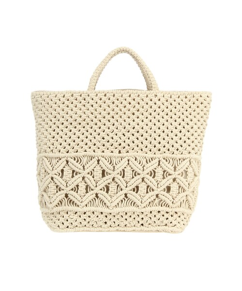 Ungrid（アングリッド）の「マクラメトートBAG（バッグ・レディース・オフホワイト・F）」の12枚目の写真