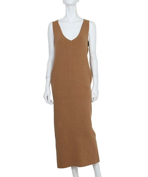 Ungrid(アングリッド)の「ノースリニットマキシワンピース(ワンピース/ドレス・レディース・グレー/ブラック/キャメル・F)」の5枚目の写真