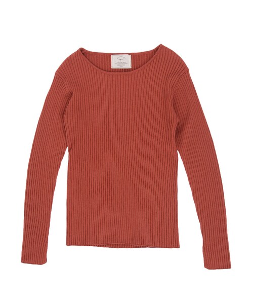 Ungrid（アングリッド）の「スリットスリーブリブニット（トップス・レディース・オフホワイト/ライトグレー/ブラック/オレンジ/ブルー・F）」の5枚目の写真