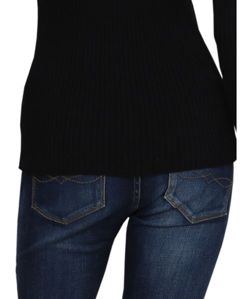 Ungrid（アングリッド）の「スリットスリーブリブニット（トップス・レディース・オフホワイト/ライトグレー/ブラック/オレンジ/ブルー・F）」の12枚目の写真