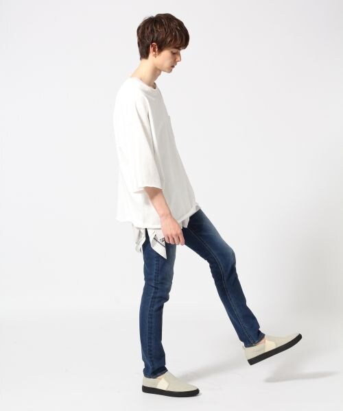 HARE(ハレ)の「ワイドスリーブカットソー(トップス・オフホワイト/ブラック/ベージュ・S/M)」の4枚目の写真