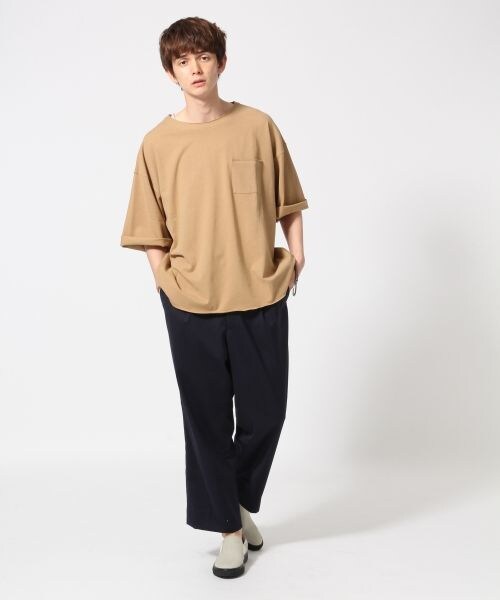 HARE(ハレ)の「ワイドスリーブカットソー(トップス・オフホワイト/ブラック/ベージュ・S/M)」の5枚目の写真