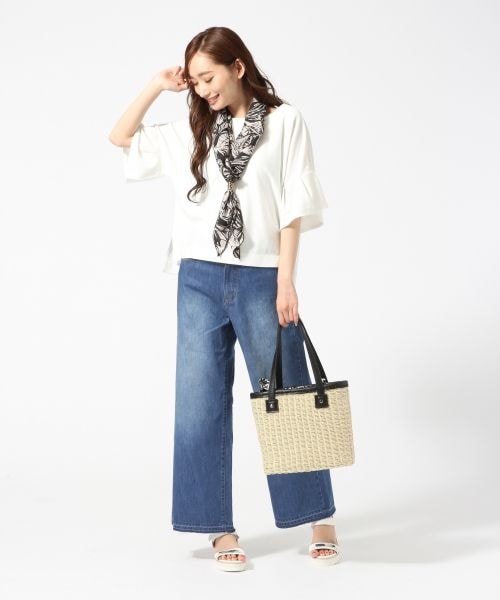 JEANASIS（ジーナシス）の「9オンスバギーデニム（パンツ・ブルー()/ダークブルー()・FREE）」の3枚目の写真