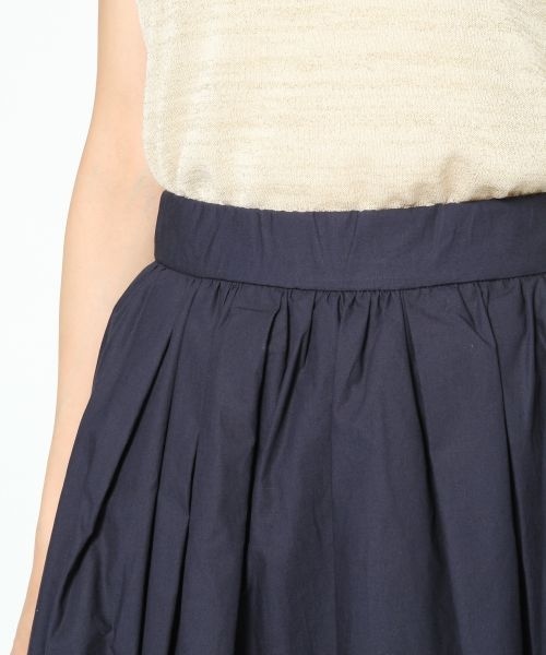 BLISS POINT（ブリスポイント）の「タイプライターG/スカート60（スカート・ベージュ/ブラウン/ネイビー/マルチボーダー・M/L）」の8枚目の写真