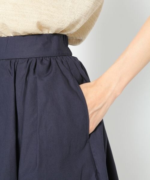 BLISS POINT（ブリスポイント）の「タイプライターG/スカート60（スカート・ベージュ/ブラウン/ネイビー/マルチボーダー・M/L）」の9枚目の写真