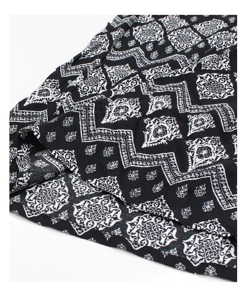 ANAP（アナップ）の「柄ワイドパンツ（パンツ・レディース・ブラック/ホワイト・one size）」の10枚目の写真