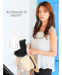 KORMARCH | リンクルブラウス(シャツ/ブラウス)