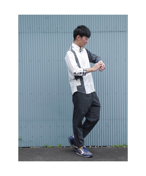 NIRAME.CO（ニラメッコ）の「底辺×高さ÷2＝シャツ（シャツ/ブラウス・メンズ・その他）」の2枚目の写真