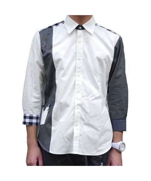 NIRAME.CO（ニラメッコ）の「底辺×高さ÷2＝シャツ（シャツ/ブラウス・メンズ・その他）」の6枚目の写真