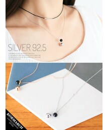 KORMARCH | ツインボールネックレス(ネックレス)