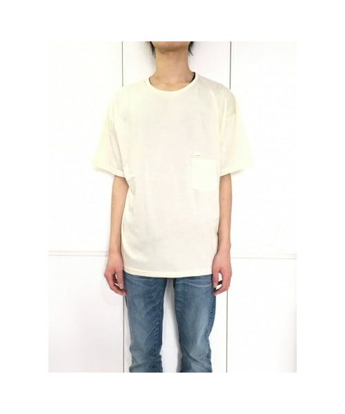 FACTOTUM(ファクトタム)の「バイオシルキーシリーズ ドロップショルダー(Tシャツ/カットソー・メンズ・クリーム・1)」の1枚目の写真