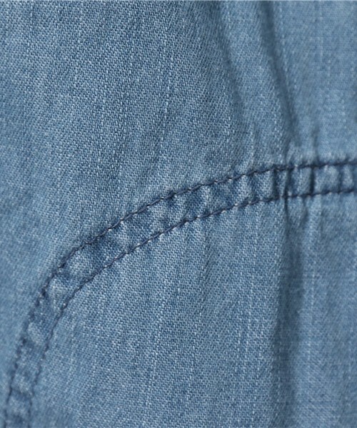 Lee（リー）の「【Lee】WORK ONEPIECE（シャツワンピース・レディース・サックスブルー/スカイブルー・FREE）」の11枚目の写真