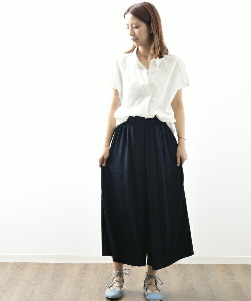 actuel（アクチュエル）の「エスパンディワイドパンツ（その他パンツ・レディース・ブラック/ブラック系その他/ブルー系その他・FREE）」の4枚目の写真