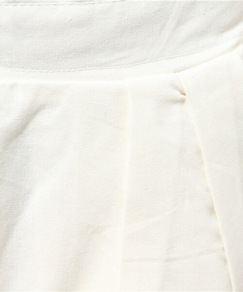 INTERPLANET WINGS（インタープラネットウィング）の「麻レーヨンタックワイドパンツ（その他パンツ・レディース・オフホワイト/ライトベージュ/カーキ・FREE）」の10枚目の写真