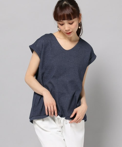 anana（アナナ）の「【anana】ドロスト裏毛プルオーバー（Tシャツ/カットソー・レディース・オフホワイト/グレー/ネイビー・FREE）」の3枚目の写真