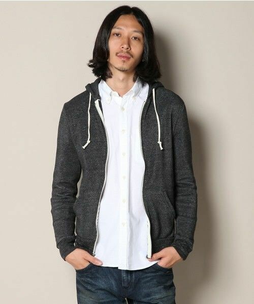 ALTERNATIVE APPAREL(オルタナティブアパレル)の「【ALTERNATIVE APPAREL】ROCKY FLEECE ZIP HOODIE(パーカー・メンズ・グレー/チャコールグレー/ウッド/カーキ/モスグリーン/インディゴブルー/サックスブルー/ダークパープル/ライトピンク・4/5)」の12枚目の写真