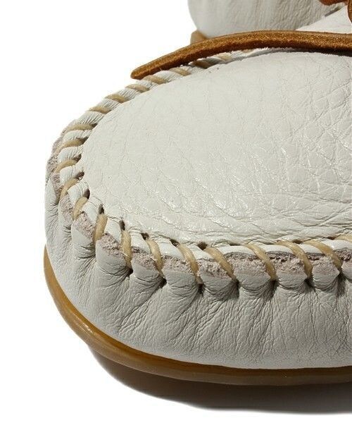 Minnetonka（ミネトンカ）の「【MINNETONKA】Boat Moc（モカシン/デッキシューズ・レディース・オフホワイト/ブルー/ピンク・22.5cm/23.5cm/24.5cm）」の9枚目の写真