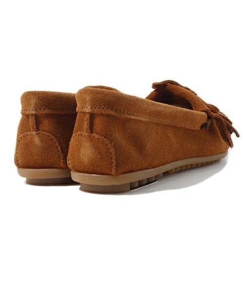 Minnetonka（ミネトンカ）の「【MINNETONKA】KILTY SUEDE MOC（モカシン/デッキシューズ・レディース・ブラック/グレー/ブラウン/ベージュ/ネイビー・22.5cm/23.5cm/24.5cm）」の8枚目の写真