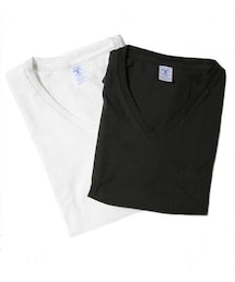 Velva Sheen | 【Velva sheen】2P Vネックシャツ(Tシャツ/カットソー)