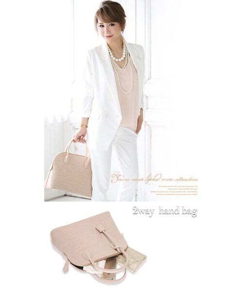 Rocotta by MOERY（ロコッタ）の「Rocotta(ロコッタ) ロコッタカラーバック（ショルダーバッグ・レディース・ホワイト/ペールグレー/サンドベージュ/スモーキーピンク/アイスブルー・FREE）」の8枚目の写真