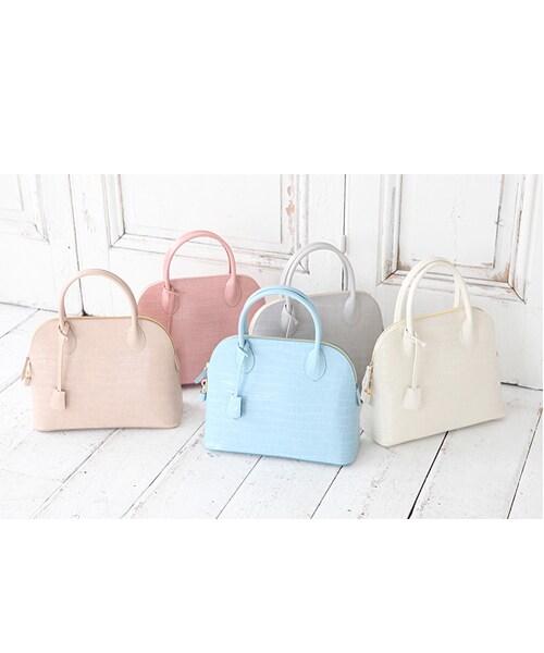 Rocotta by MOERY（ロコッタ）の「Rocotta(ロコッタ) ロコッタカラーバック（ショルダーバッグ・レディース・ホワイト/ペールグレー/サンドベージュ/スモーキーピンク/アイスブルー・FREE）」の10枚目の写真