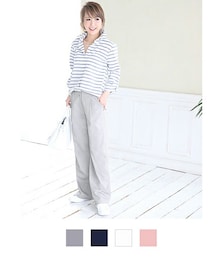 Rocotta by MOERY | Rocotta(ロコッタ) 楽ジュアリーワイドパンツ(その他パンツ)