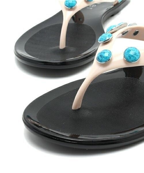 holster（ホルスター）の「【HOLSTER】トングサンダル（ビーチサンダル・レディース・ブラック/ミント・23.0cm/23.5cm）」の6枚目の写真