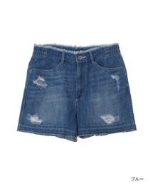 w closet | ダメージデニムショートパンツ(パンツ)