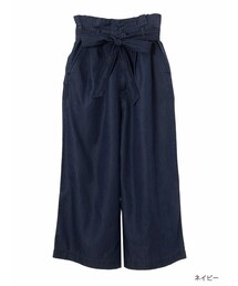 w closet | リボン付きデニムパンツ(パンツ)