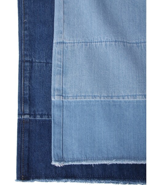 w closet（ダブルクローゼット）の「デニム裾加工パンツ（パンツ・レディース・サックス/ブルー・FREE）」の11枚目の写真