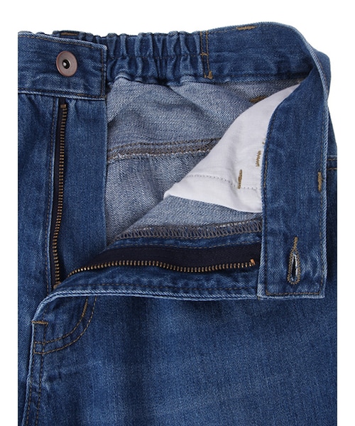 w closet（ダブルクローゼット）の「デニム裾加工パンツ（パンツ・レディース・サックス/ブルー・FREE）」の9枚目の写真