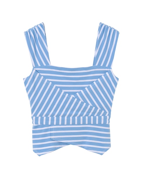 EGOIST（エゴイスト）の「ボーダーペプラムトップ（トップス・レディース・BLACK/BLUE/GRAY・Size : F /）」の11枚目の写真