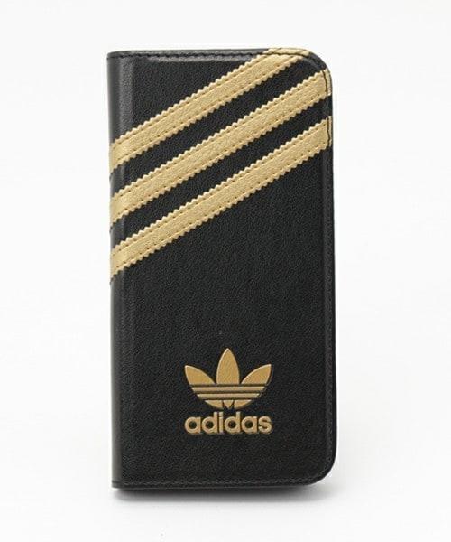 adidas（アディダス）の「アディダス オリジナルス スマフォ ケース adidas iPhone SE/5/5s Booklet Case（スマホケース/カバー・メンズ・ブラック/ブルー/ゴールド・ONE SIZE）」の3枚目の写真